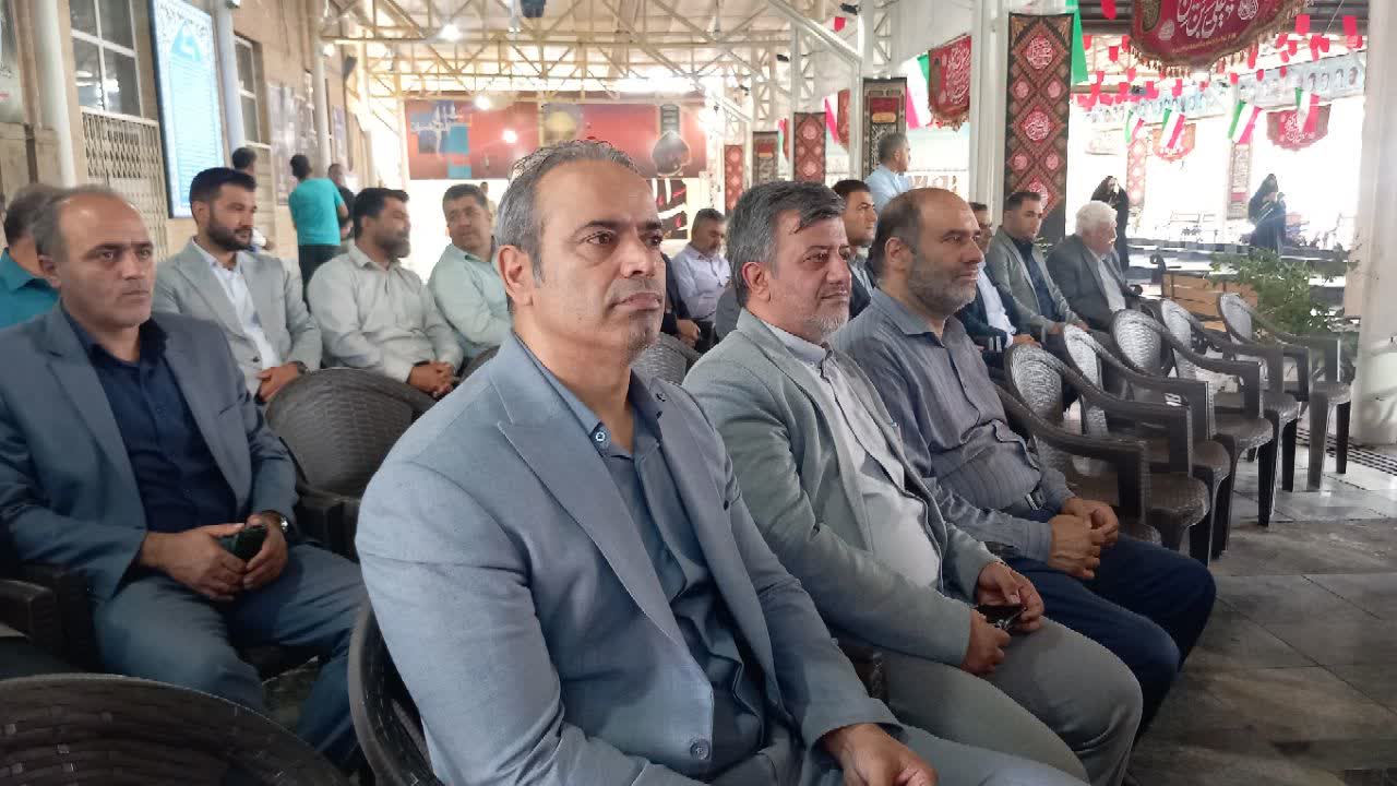 گلباران مزار شهدای ملارد در آستانه هفته دولت