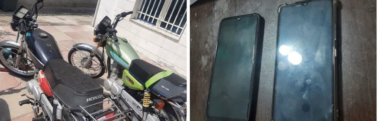 انهدام باند ۵ نفره سارقان موتورسیکلت و گوشی در ملارد