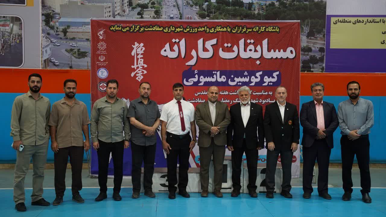 برگزاری مسابقات کاراته کیوکوشین ماتسویی در ملارد