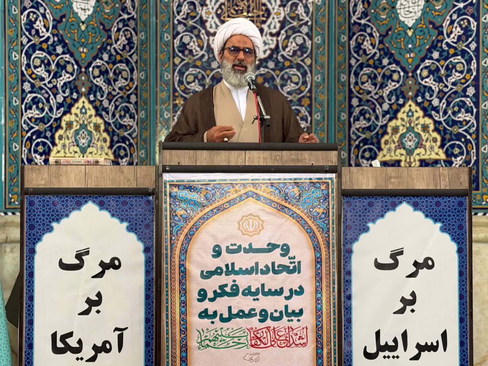 امام جمعه ملارد : انسجام اجتماعی در جنگ ترکیبی خط قرمز است