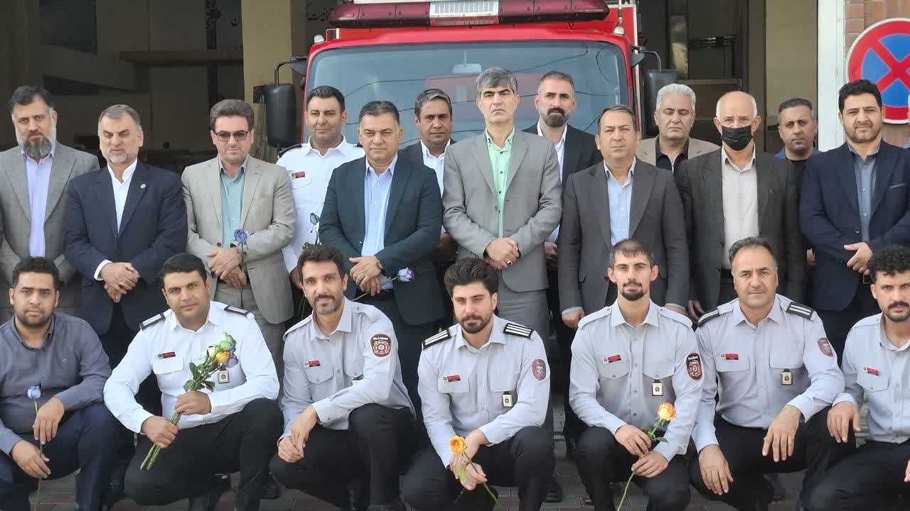تجلیل از آتش‌ نشانان ملارد در روز آتش‌نشانی و ایمنی