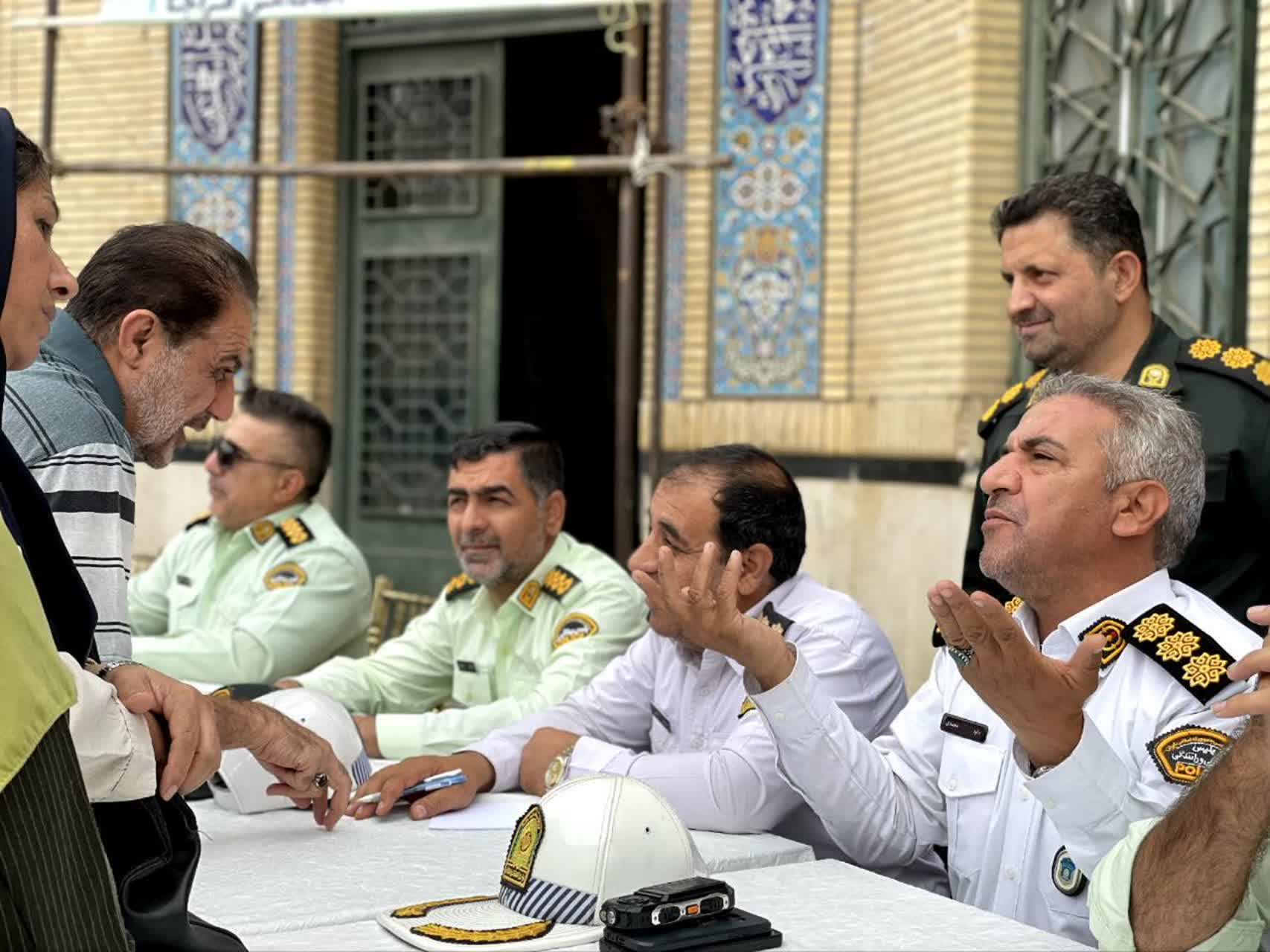 برگزاری میزخدمت انتظامی ملارد
