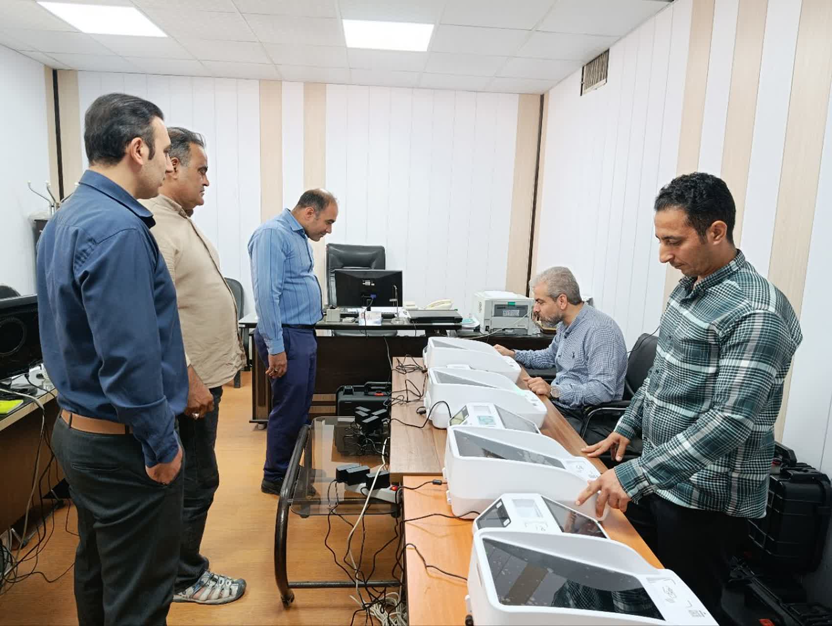 مانور انتخابات الکترونیکی در صفادشت برگزار شد