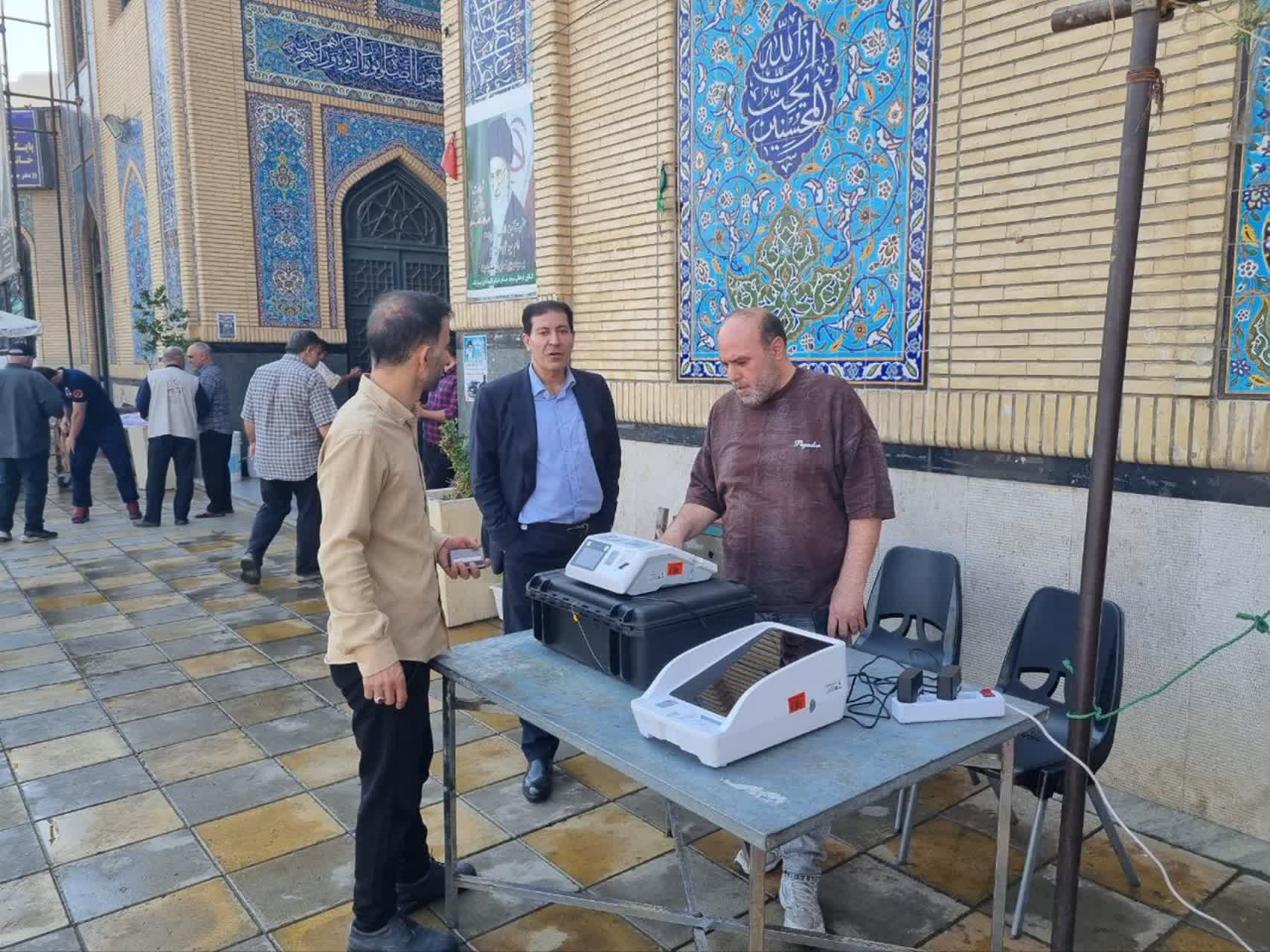 مانور انتخابات الکترونیک در مصلی‌ های ملارد