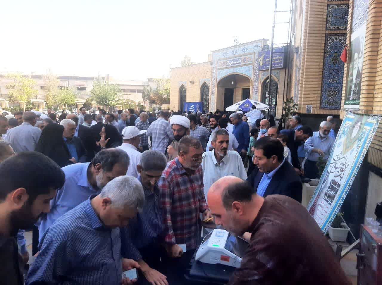 مانور انتخابات الکترونیک در مصلی های ملارد