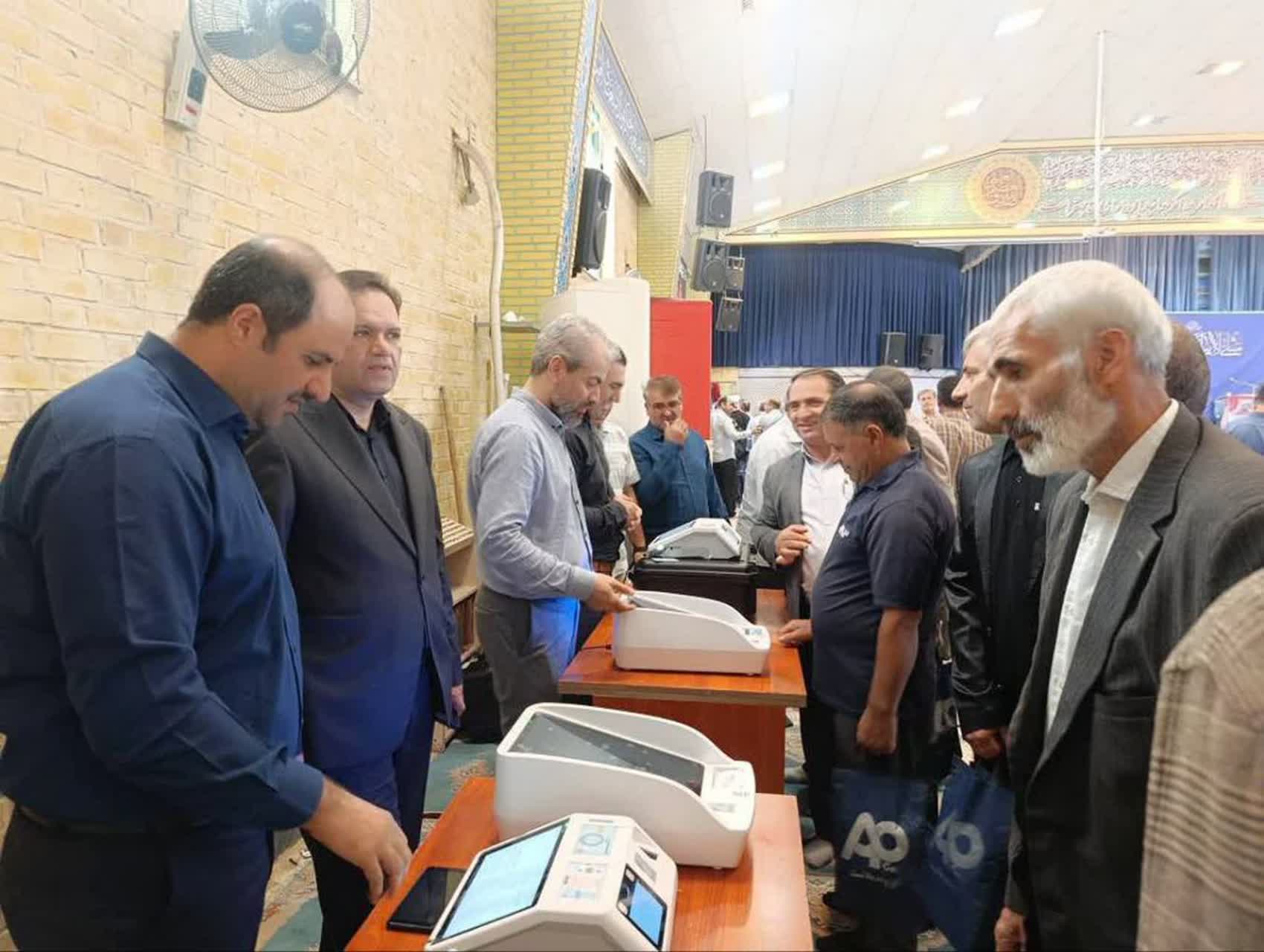 مانور انتخابات الکترونیک در نماز جمعه صفادشت