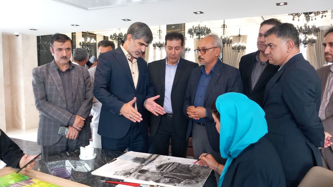 نمایشگاه توانمندی‌ های روستایی ملارد برپا شد