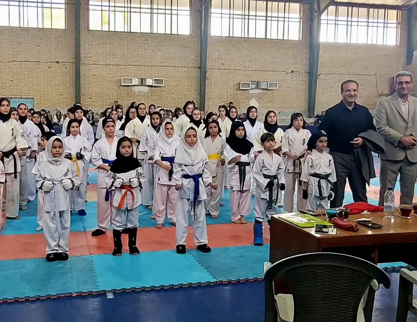 بازدید مسئولان ورزشی از کاراته المپیاد روستایی ملارد