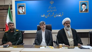 جلسه شورای فرهنگ عمومی شهرستان ملارد با حضور سیداصغر تقوی فرماندار و حجت‌الاسلام خوبانی امام جمعه برای تصویب برنامه‌های فاطمیه (س) و ۱۳ آبان