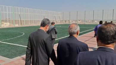 زمین چمن مصنوعی فاز ۳ شهرک امید صفادشت افتتاح شد