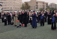 گردهمایی بزرگ بانوان ورزشکار صفادشت همزمان با هفته تربیت بدنی در مجموعه ورزشی شماره یک تختی