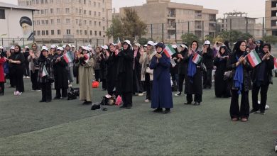 گردهمایی بزرگ بانوان ورزشکار صفادشت همزمان با هفته تربیت بدنی در مجموعه ورزشی شماره یک تختی