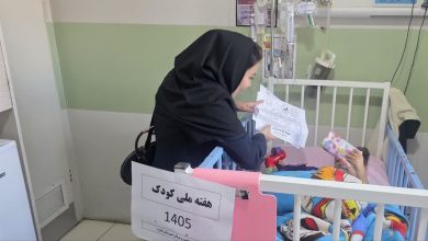 عیادت از کودکان بستری ملارد در هفته ملی کودک