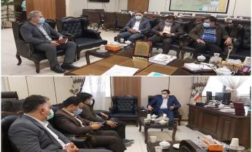 دیدار سرپرست بیمارستان ملارد با فرماندار شهرستان پیرامون راه اندازی سریع بیمارستان